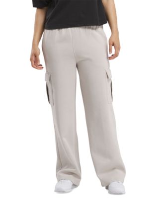 Reebok - Women's Identity Mid-Rise Fleece Cargo Pants