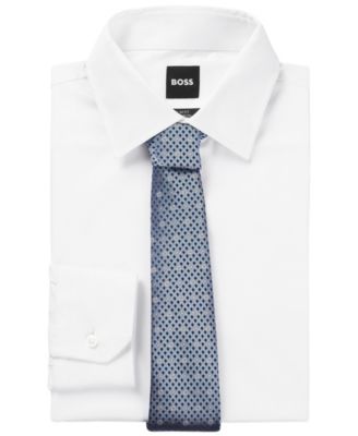 Hugo Boss - Men's Silk Jacquard Double D Monogram Tie