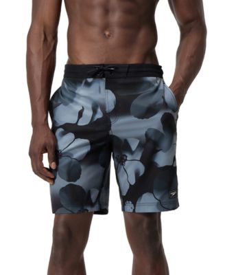 Speedo - Men's Bondi Basin Abstract Print Drawstring 9" Boardshorts