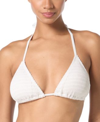 Michael Kors - Women's Crochet Halter String-Tie Triangle Bikini