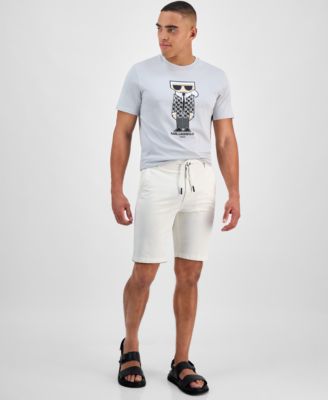 KARL LAGERFELD PARIS - Men's Cotton Drawstring Shorts