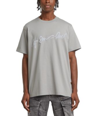 G-Star Raw - Men's Relaxed Fit Short Sleeve Script Logo T-Shirt