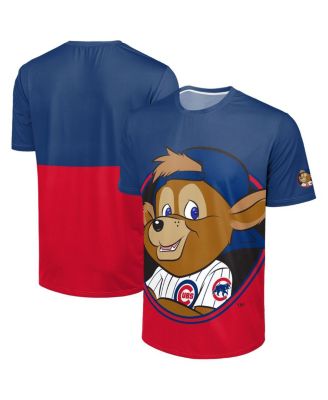 FOCO - Men's Royal/Red Chicago Cubs Big Logo Mascot T-Shirt