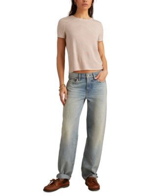 Lucky Brand - Women's The Baggy High-Rise Faded Jeans