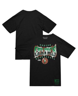 Mitchell & Ness - Men's Black Boston Celtics Worldwide Collection Glow Up T-Shirt