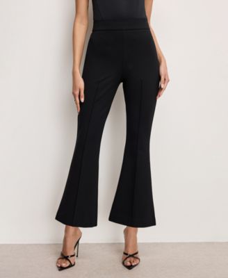Good American - Women's Soft-Stretch Ponte Kick-Flare Pants