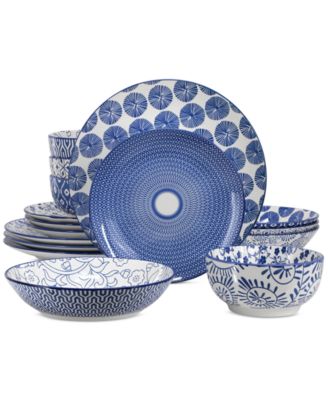 Elama - Zen 16-Pc. Dinnerware Set, Service for 4