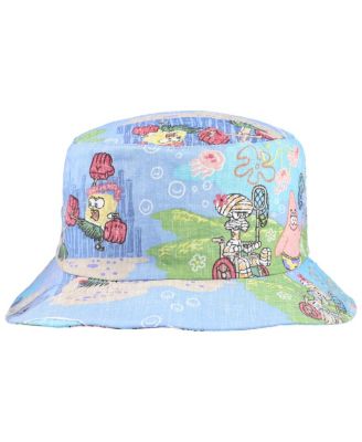 Reyn Spooner - Men's and Women's Blue SpongeBob SquarePants Aloha From Bikini Bottom Bucket Hat