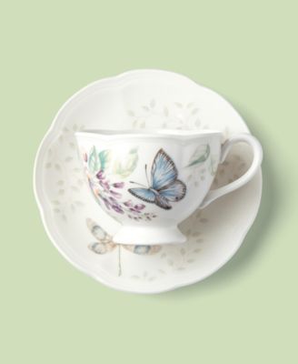Lenox - Dinnerware, Butterfly Meadow Butterfly Cup and Saucer Set
