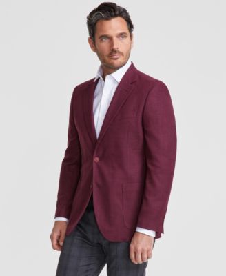 Nautica - Men's Modern-Fit Active Stretch Solid Sport Coat