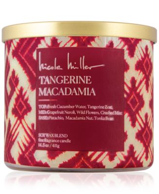 Nicole Miller - Tangerine & Macadamia Candle, 14.5 oz.