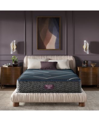 Beautyrest - World Class Level Four 13.5" Hybrid Plush Tight Top Mattress Set - Twin