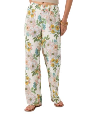 O'Neill - Juniors' Jonie Cara Floral Pull-On Pants