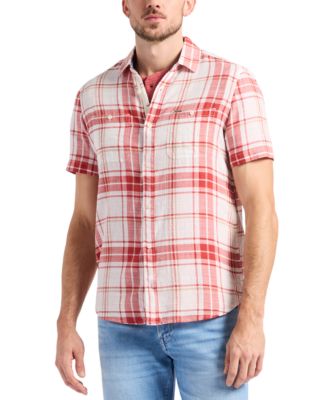 Buffalo David Bitton - Men's Sagrino Fitted Short Sleeve Plaid Button-Front Shirt