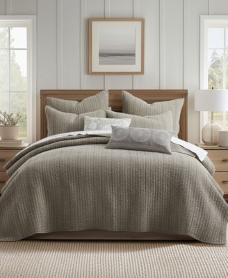 Levtex - Loden Stone Washed 3-Pc. Quilt Sets